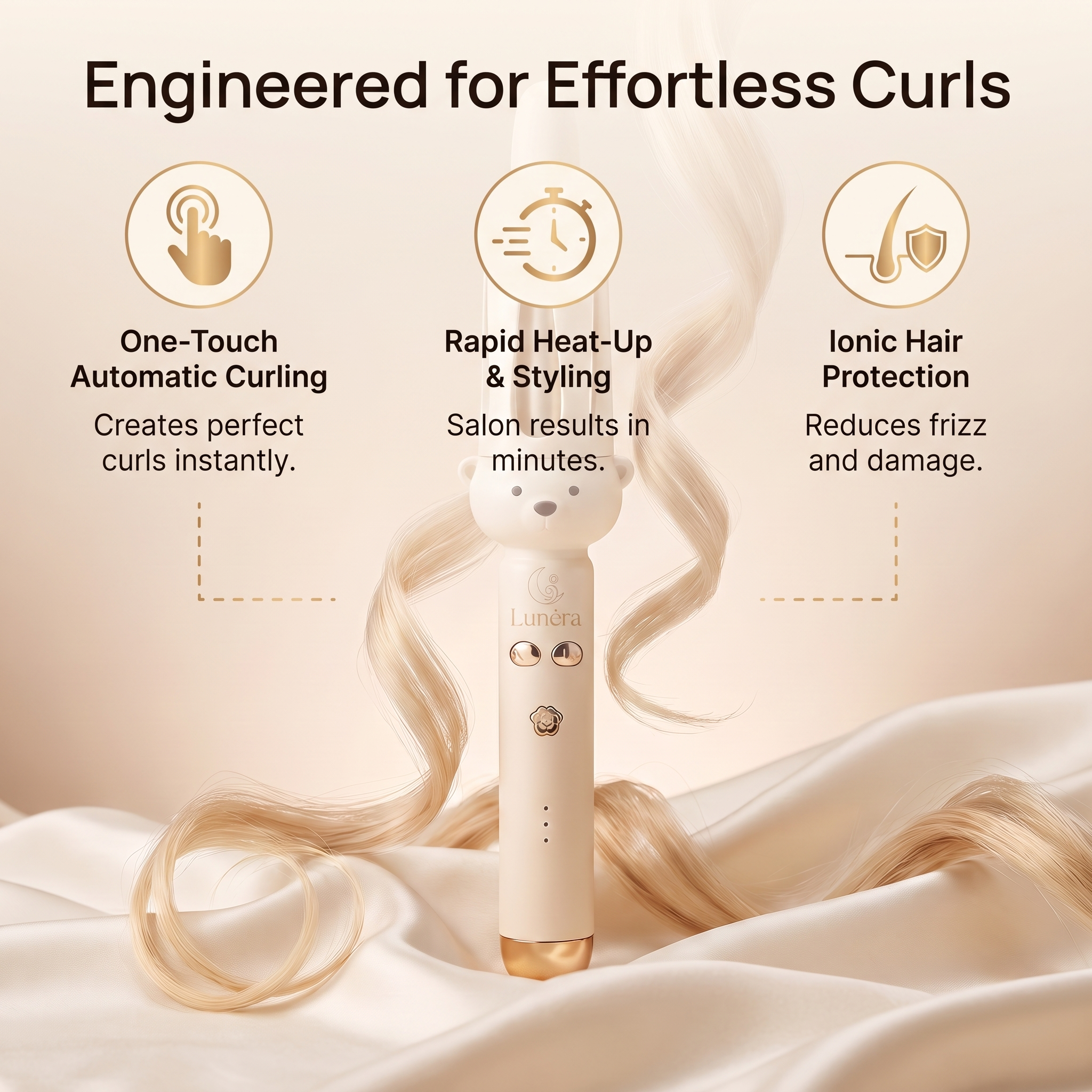 Lunéra™ Automatic Hair Curler
